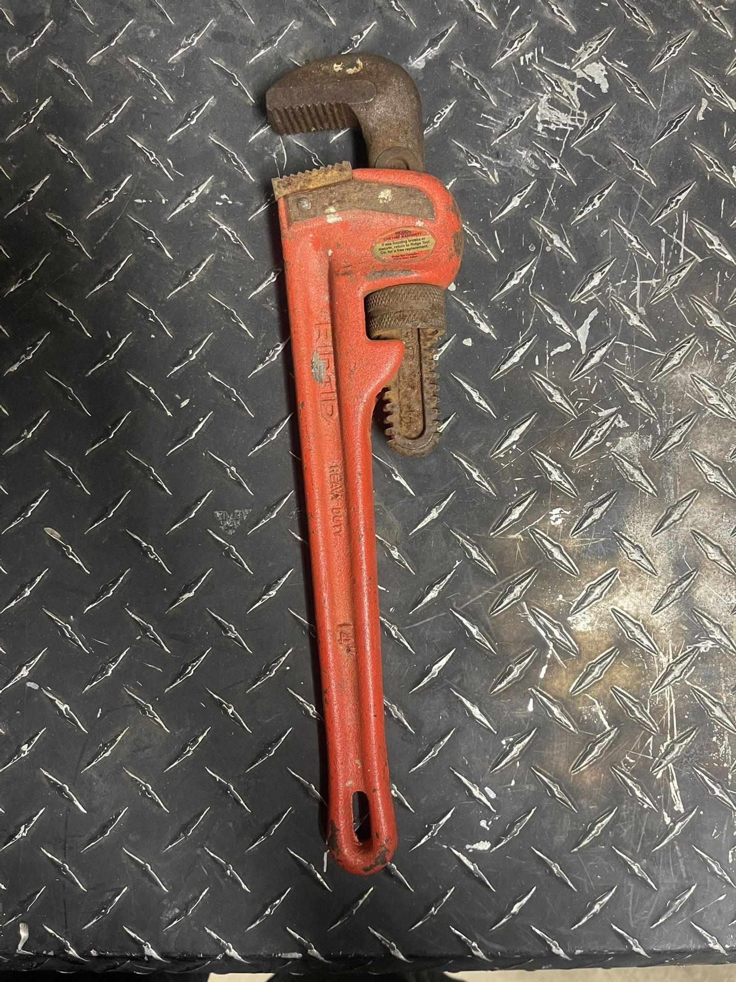 Ridgid 14” Pipe Wrench - Llave de tubo de 14 pulgadas 