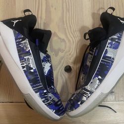 Size 13 - Jordan Jumpman Hustle Dark Concord sneakers basketball shoes