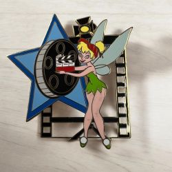 Disney Pin Tinker Bell - Clapboard - Lights, Camera Collectible from 2004