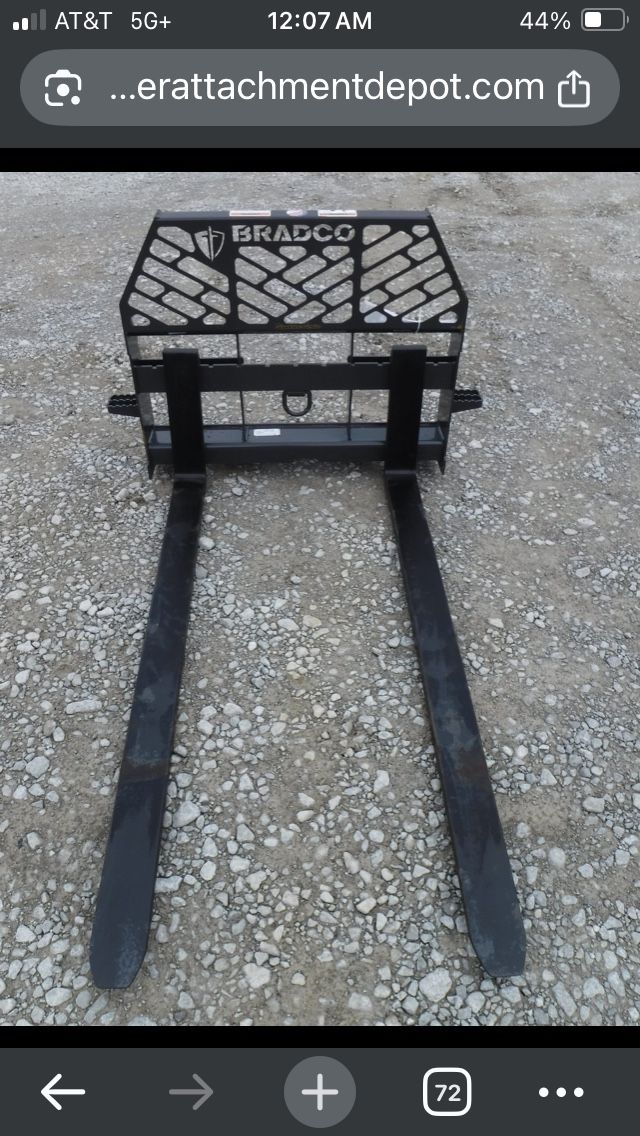 Heavy Duty Skid Steer Forks 