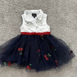 Toddler Girls Cherry Dress