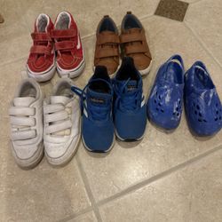 Lot Of 6 Boy Toddler Shoes Sizes 10, 11, And 12