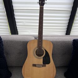 Fender FA-125 Dreadnought Acoustic Guitar - Natural Bundle with Gig Bag