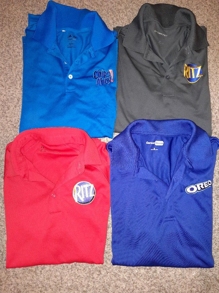 Mens/womens Polo Shirts (4 New)