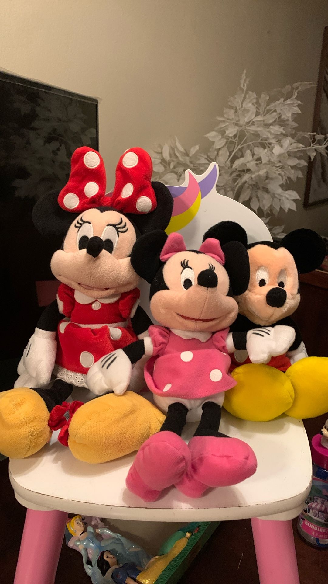Disney Minnie Mouse, Mickey Mouse, Minnie Mouse 13in. 10 in 10 in.