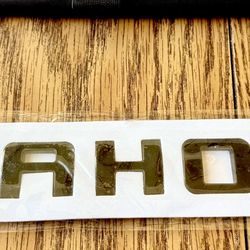 TAHOE LETTERING  (Metal) 