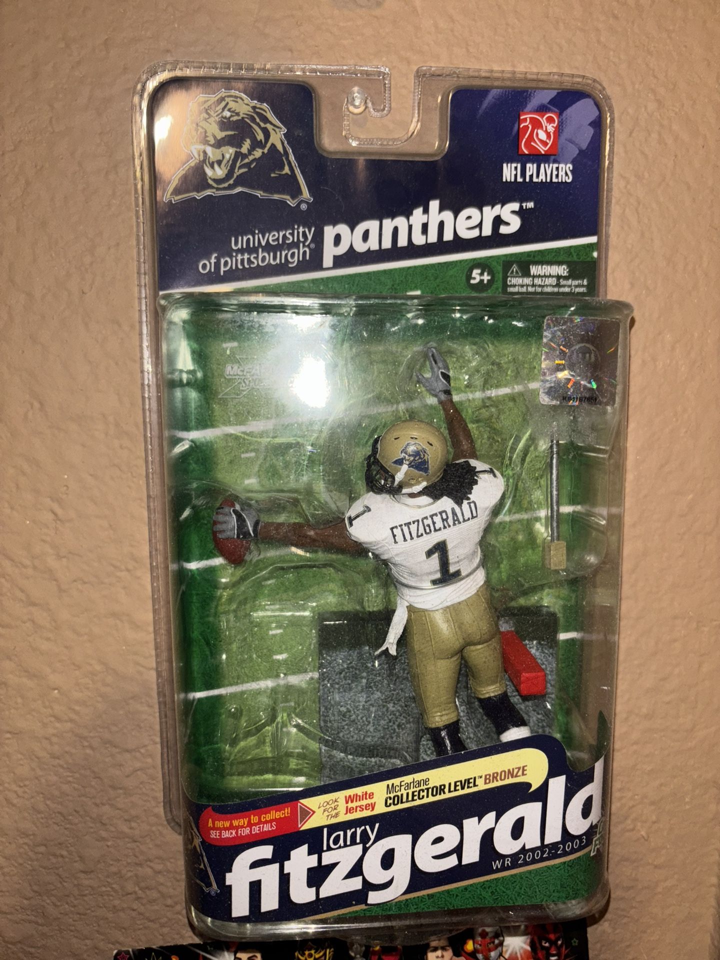 Larry Fitzgerald Mcfarlane Action Figure!! Serial Numbered!!!