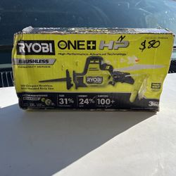 Ryobi 18v Compact Brushless One Handed Recip Saw