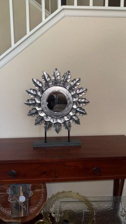Modern Silver Mirror Home Decor