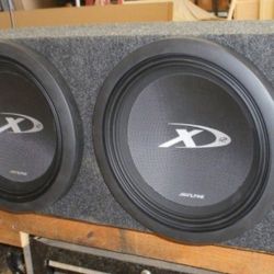 12” Alpine Type X Subwoofers 