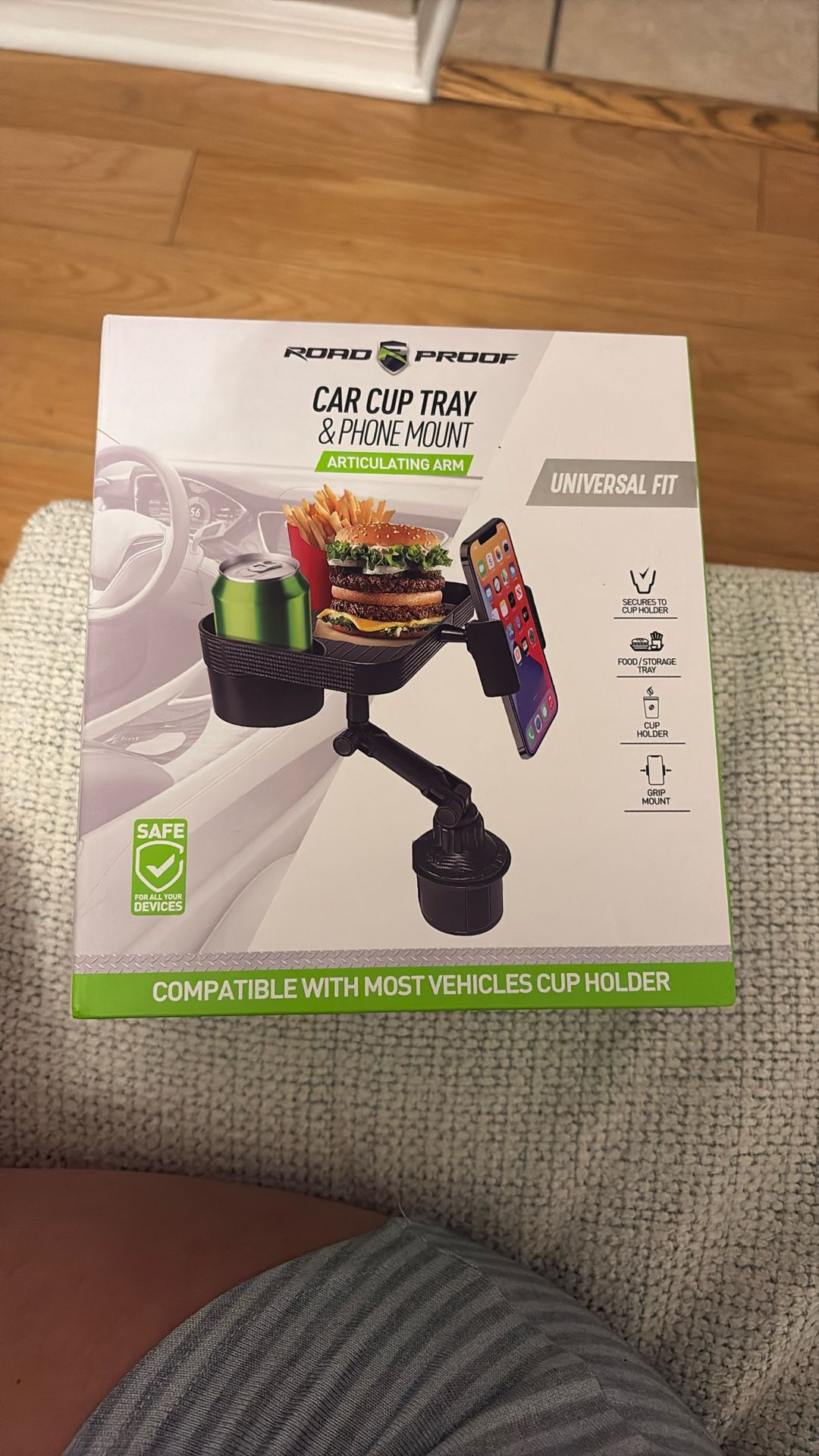 Unopened Car Cup Tray