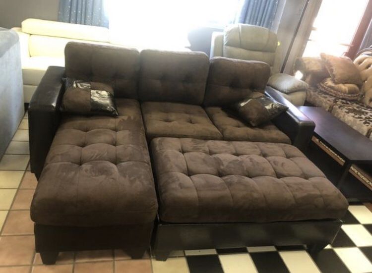 L Sectional Sofa With Ottoman (sleeper Sofa)