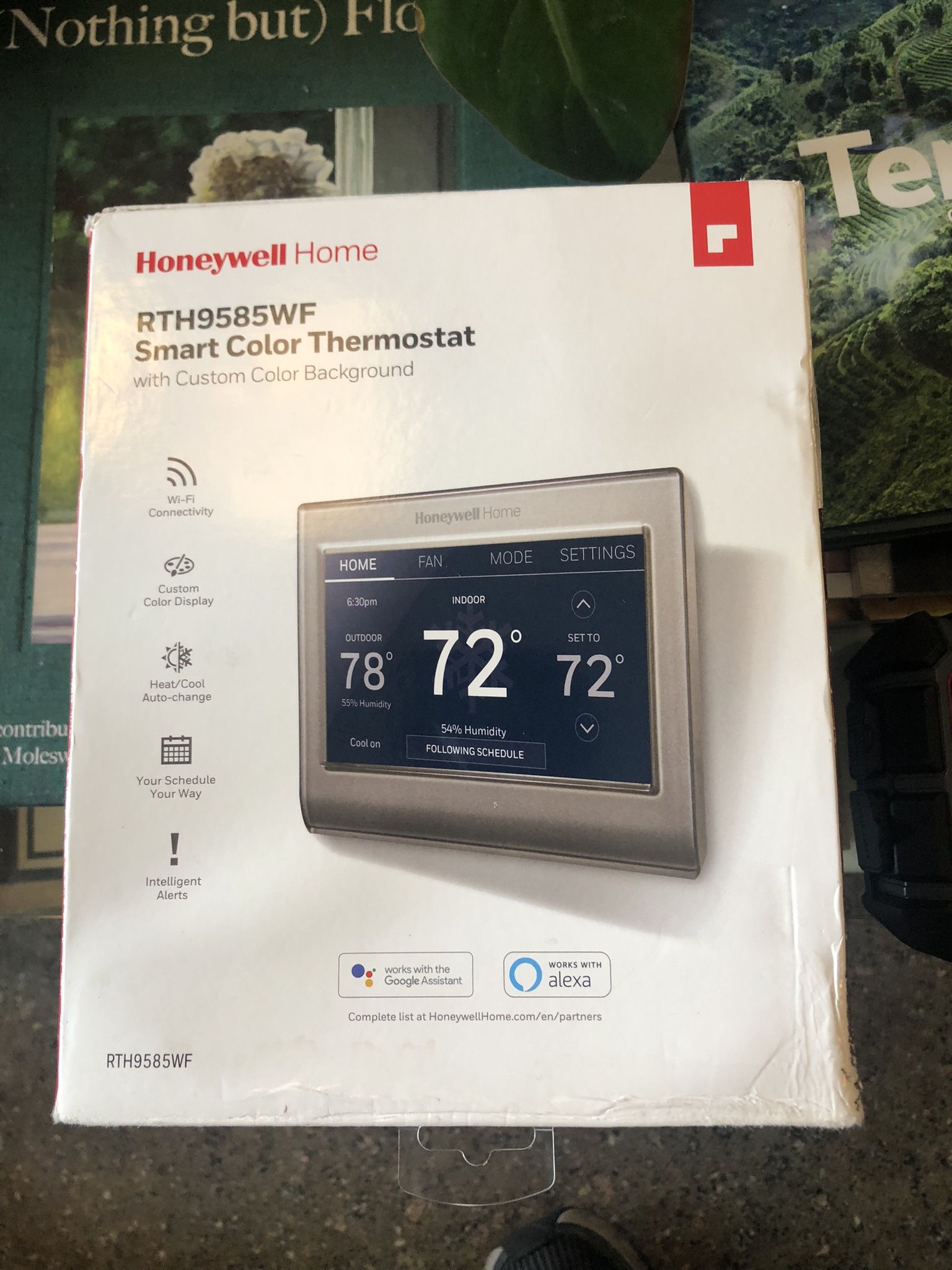 New Honeywell Home RTH9585 Wi-Fi Smart Color Thermostat