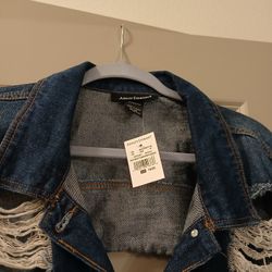 Women Blue Jean Jacket 