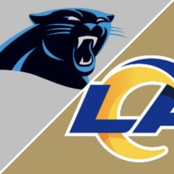 Carolina Panthers Vs Los Angeles Rams Sec 512 Row 12 Seat 11&12 $75 Each Gamehogs 11am-7pm