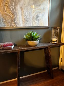 Rustic end table