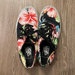 Hawaiian Print Vans 
