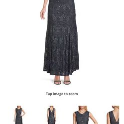 Navy Gown: R & M Richard’s Style 3198 Size 8