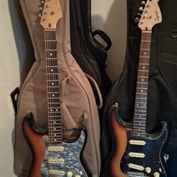 2 Fender Stratocasters