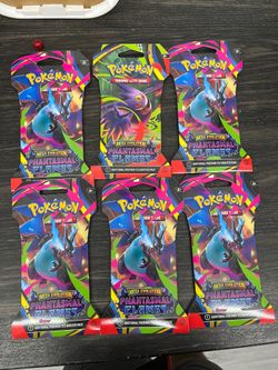 Pokemon Phantasmal Flames sleeved packs