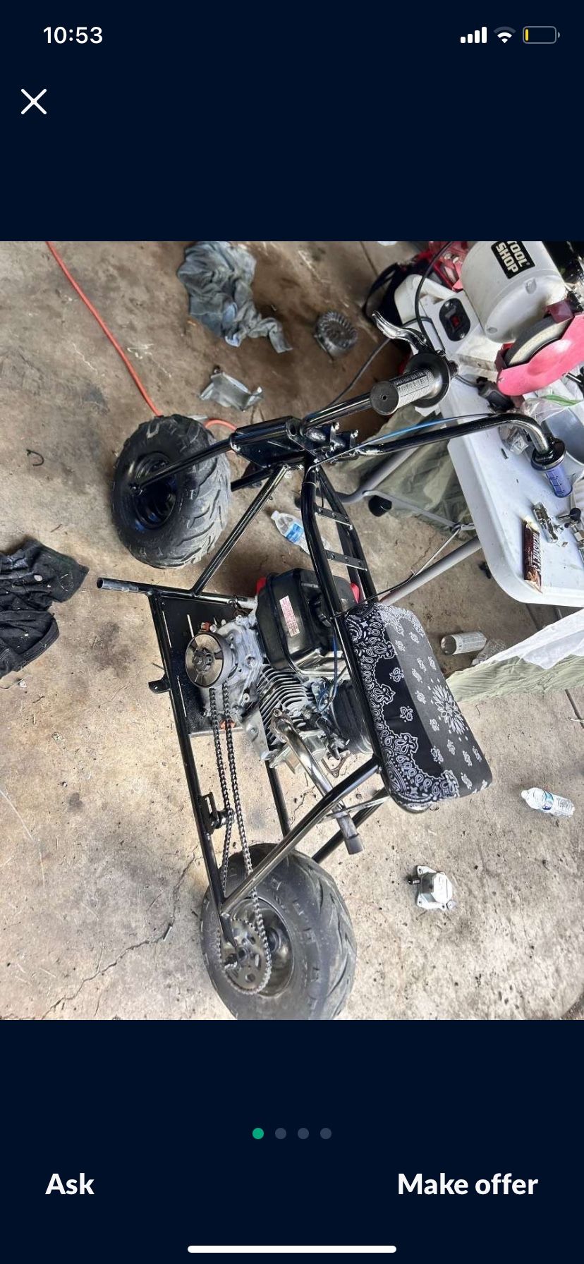 212cc Mini Bike Ready To Ride