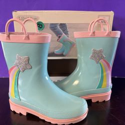 Lily & Dan Girls Rain Boot 9/10