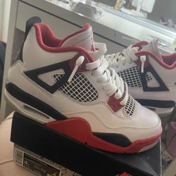 Fire Red Jordans read description 