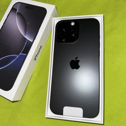 Apple iPhone 16 Pro Max Black New Unlocked 
