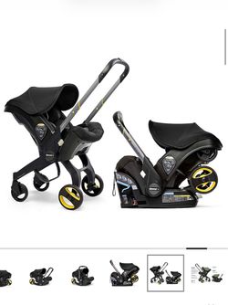 Doona ™ Nitro Black Compact Infant Car Seat & Stroller with Base