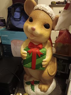 New Christmas Mouse Lights Up