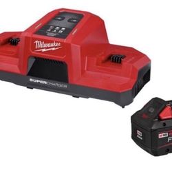 Milwaukee M18 Dual Bay Super Charger Starter Kit 