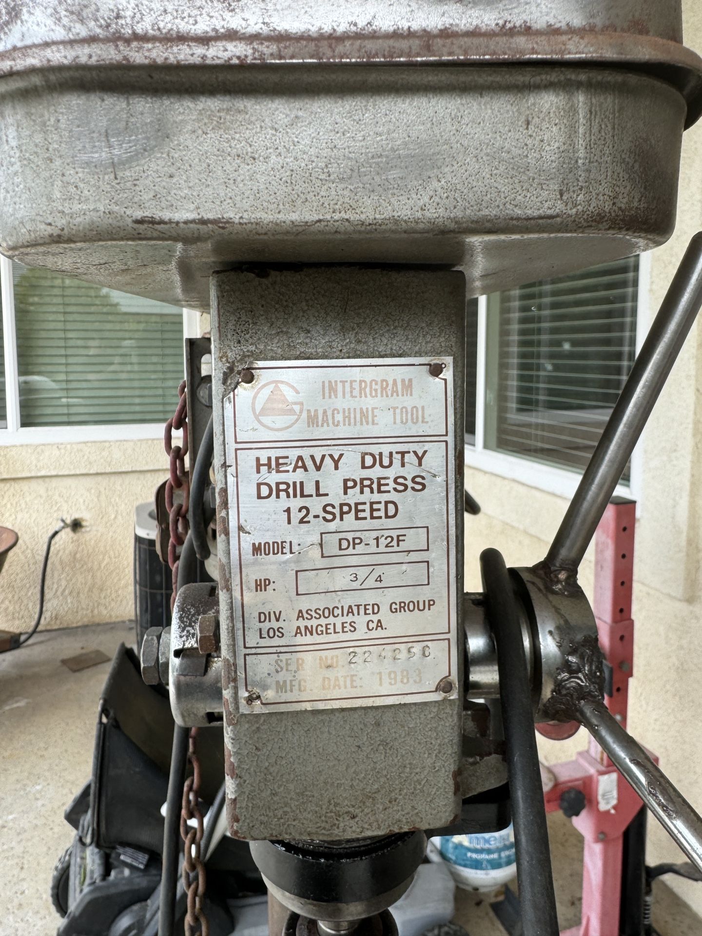 Intergram Machine Tool Drill Press