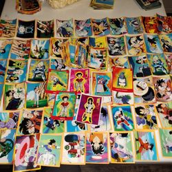 Rare Vintage Dragon Ball Z, Pokemon, Digimon navarrete Mexican stickers cards