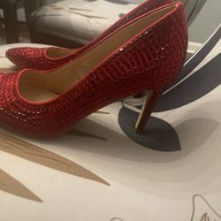 Red Sparkly Heel