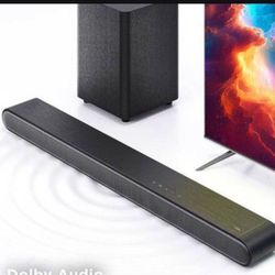 TCL 3.1ch Sound Bar with Wireless Subwoofer, (S4310, 2023 Model), Built-in Center Channel, Dolby Audio, DTS Virtual:X, Bluetooth, Wall Mount and HDMI