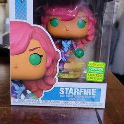 Funko Starfire JLA Shared Sticker Summer 2022