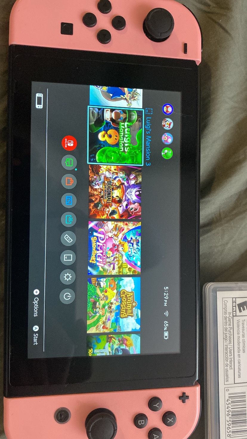 Nintendo Switch Pink
