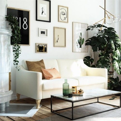 *Brand New* Mr Kate Tess Sofa, White Linen