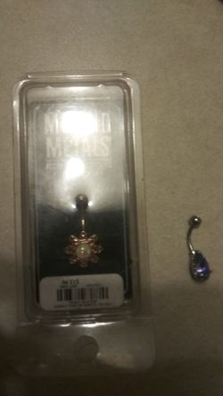Belly button peices 6$ both