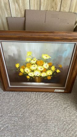 Vintage oil painting