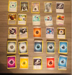 200+ Pokemon Energy Cards and Various a few Trainers