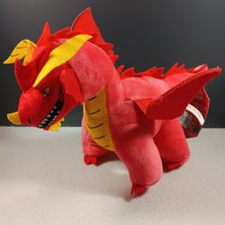 Dungeons & Dragons Red Dragon Magical Game Plush Stuffed Animal Doll Toy 8" New