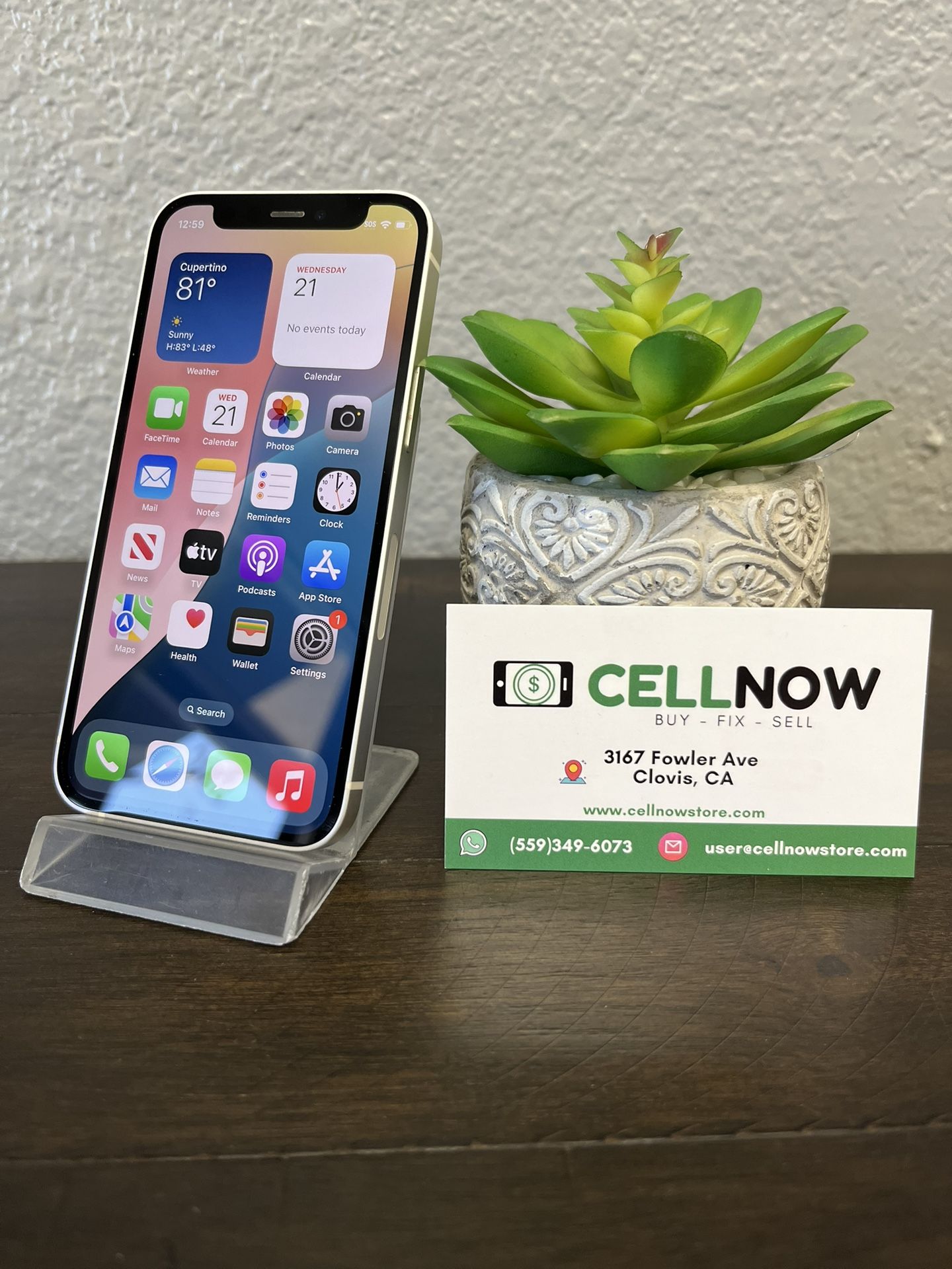 iPhone 12 Mini Unlocked 256GB - White