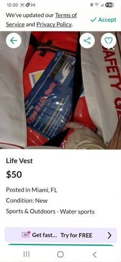 Life Vest x 4