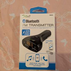 Goxt Bluetooth Fm Transmitter New 
