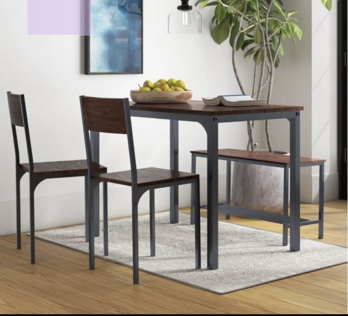Pickell 4-Person Dining Table Set