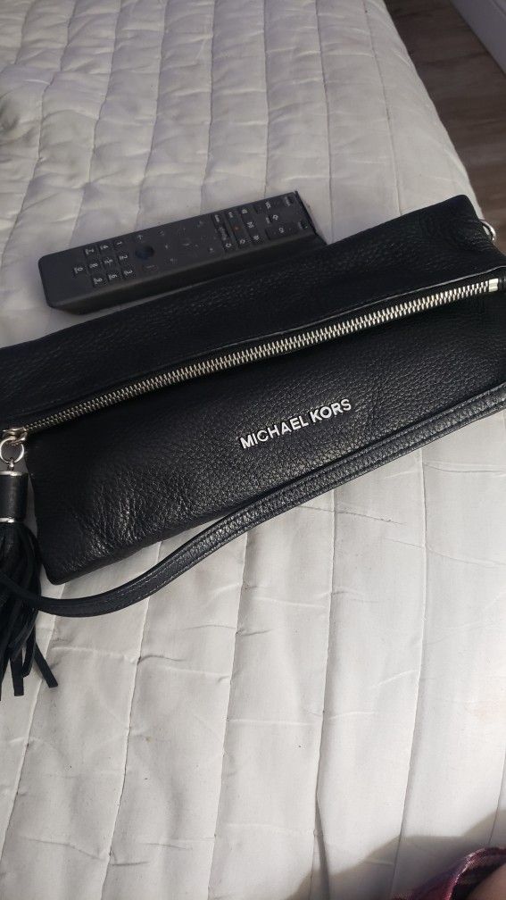 Michael Kors Black Leather Purse