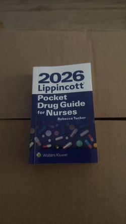 2026 Lippincott Pocket Drug Guide for Nurses