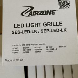   AIR ZONE  Bathroom Fan L.E.D  Light Grille (the Price Is Only One)