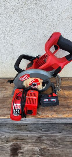 Milwaukee Skillsaw 7 1/4 M18 Fuel Tool Battery 5ah Rapid Charger
